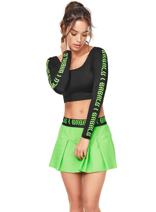 WOMEN POLYESTER SPORT SKIRT WITH BUILT-IN SHORTS REF:92483
